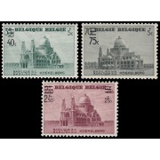 Bélgica 481/83 1938 Basílica de Koekelberg MNH