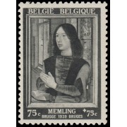 Bélgica 512 1939 Expo. Memling en Brujas Cuadro MNH