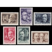 Bélgica 973/78 1955 Serie Inventores MNH