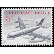 TRA1/S Bélgica 1113 1959 Puesta en servicio del Boeing 707 Avión MNH