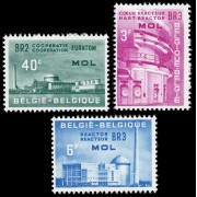 Bélgica 1195/97 1961 Euratom Energía atómica Reactor MNH