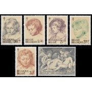 Bélgica 1272/77 1963  En beneficio de obras antituberculosis  MNH