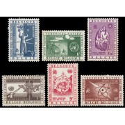 Bélgica 30/35 -A 1958 Exp. universal de Bruselas Serie ONU MNH