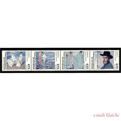 Guinea Ecuatorial 430/33 2010 Joaquín Sorolla MNH