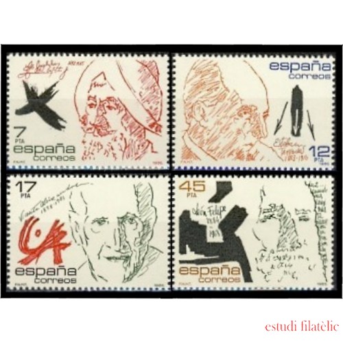 España Spain 2806/09 1985 Personajes MNH