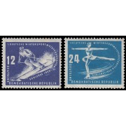 Alemania Oriental 3/4 1950 Primeros Campeonatos deportivos de invierno Shierke MH