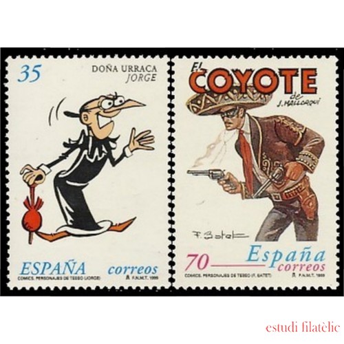 España Spain 3645/46 1999 Cómics MNH