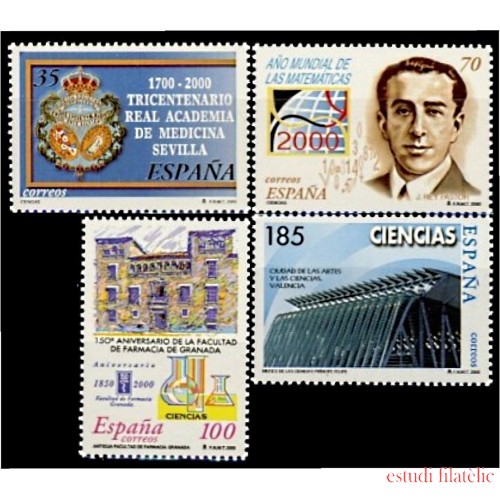 España Spain 3708/11 2000 Ciencias MNH