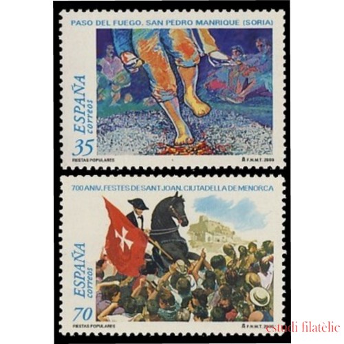 España Spain 3719/20 2000 Fiestas populares MNH