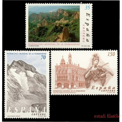 España Spain 3729/31 2000 Bienes Culturales y Naturales Patrimonio de la Humanidad MNH