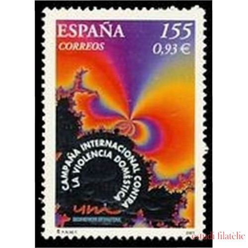 España Spain 3779  2001 Campaña Internacional contra la Violencia doméstica MNH