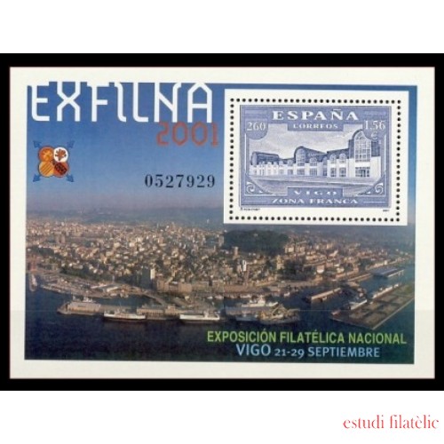 España Spain 3816 2001 Exposición Filatélica Nacional EXFILNA 2001 MNH