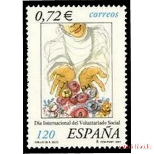 España Spain 3842 2001 Día Internacional del Voluntariado Social MNH