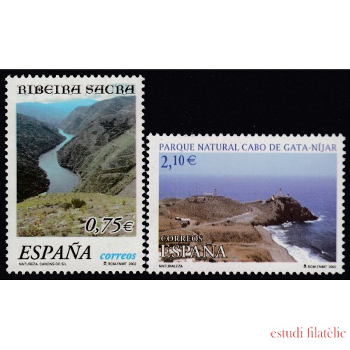 España Spain 3884/85 2002 Naturaleza MNH