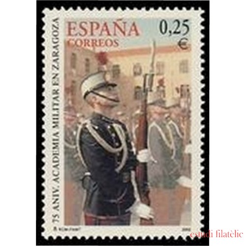 España Spain 3886 2002 LXXV Aniversario de la Academia Militar General de Zaragoza MNH