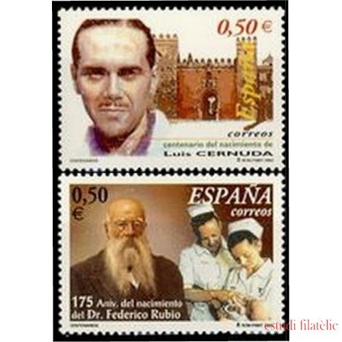 España Spain 3894/95 2002 Centenarios MNH