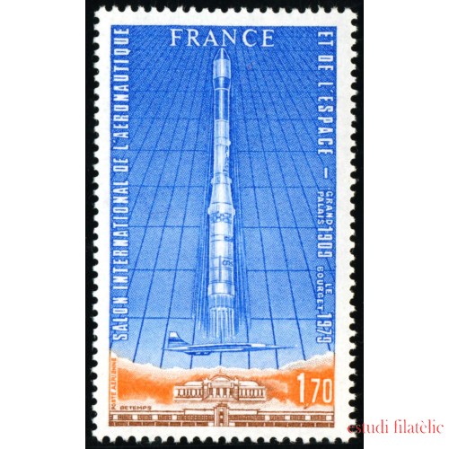 AST/S France Francia A 52 1979 Salón inter. de la aeronáutica y el Espacio Cohete MNH