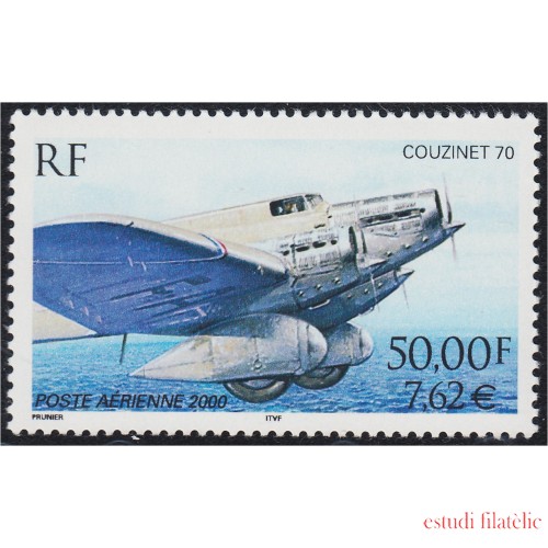 France Francia A 64 2000 Avión Couzinet 70 MNH