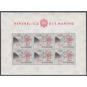 San Marino 572 1962 Minihojijta Europa Flechas MNH