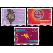 Suiza Switzerland 965/67 1974 Sellos conmemorativos MNH