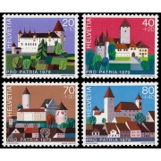 VAR1/S  Suiza Switzerland 1086/89 1979  Pro patria Castillos suizos MNH