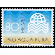 Suiza Switzerland 1164 1982 14 Congreso mundial de la Asociación inter. de distribuidores de agua Zurich Símbolo MNH