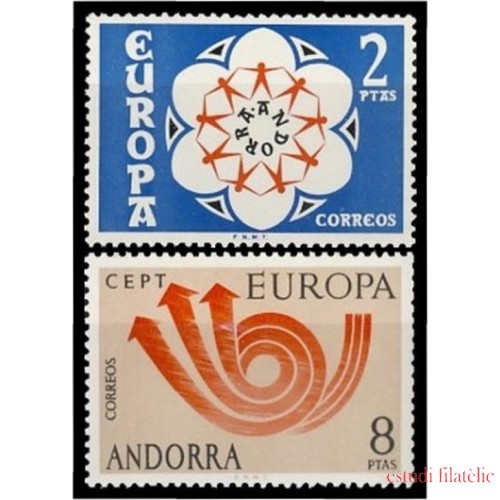 Andorra Española 85/86 1973 Europa MNH 