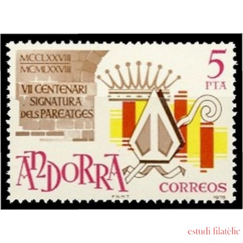 Andorra Española 119  1978 Pereatges MNH 