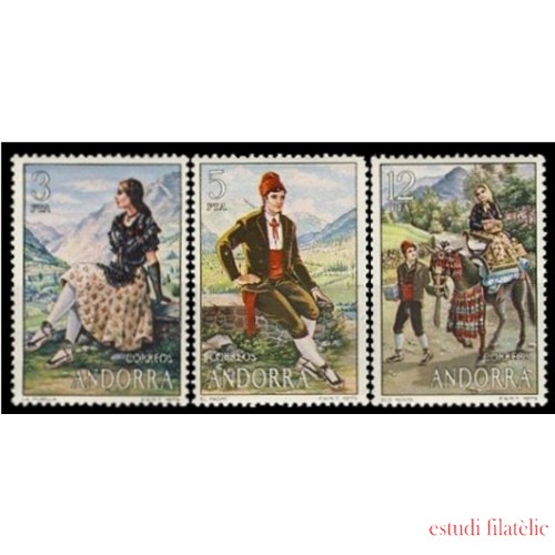 Andorra Española 122/24 1979 Trajes Populares MNH 