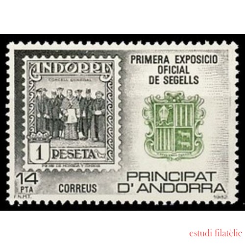 Andorra Española 162 1982 Exposición filatélica MNH 