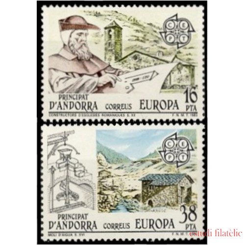 Andorra Española 168/69 1983 Europa MNH 