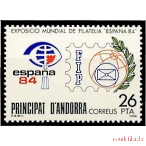 Andorra Española 178 1984 Exposición Mundial de Filatelia MNH 