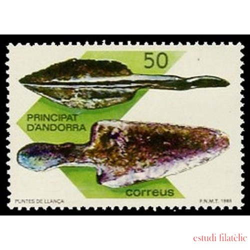 Andorra Española 203 1988 Andorra prehistorica MNH 