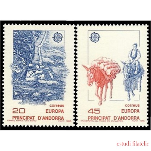 Andorra Española 204/05 1988 Europa MNH 