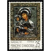 Andorra Española 228 1991 Navidad 91 MNH