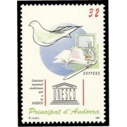 Andorra Española 259 1997 Comisión Nacional para la Unesco MNH 