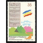 Andorra Española 265 1998 Aniversario del Manual Digest MNH 