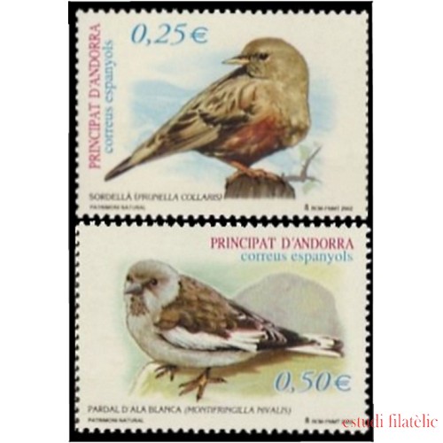 Andorra Española 292/93 2002 Naturaleza MNH 