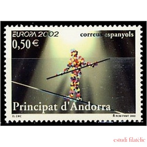 Andorra Española 295 2002 Europa circo MNH 