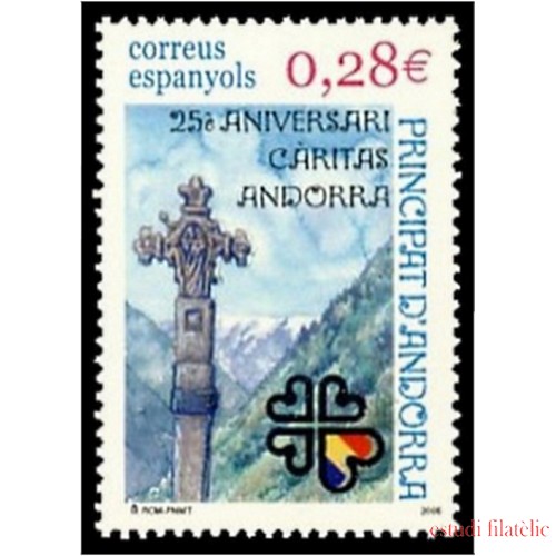 Andorra Española 331 2005 25º Aniv. de Cáritas Andorra MNH 