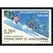 Andorra Española 334 2006 Juegos de Invierno de Turín MNH