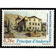 Andorra Española 349 2007 Patrimonio Cultural MNH