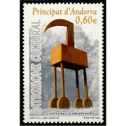 Andorra Española 353 2008 Patrimonio cultural MNH 