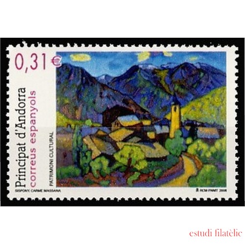 Andorra Española 360 2008  Patrimonio Cultrual MNH 