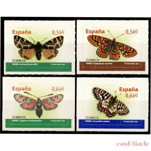 España Spain 4533/36 2010 Fauna Mariposas MNH 