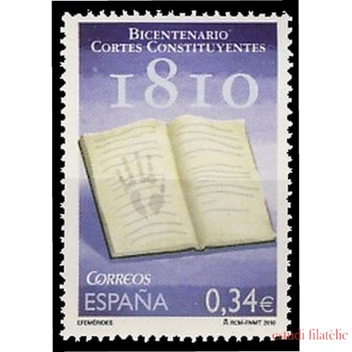 España Spain 4551 2010 CC Años de las Cortes Constituyentes de 1810 MNH