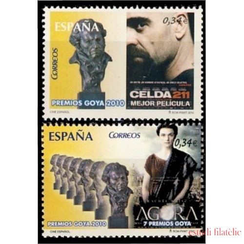 España Spain 4553/54 2010 Cine Español MNH 