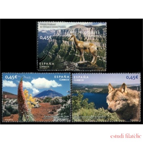 España Spain 4589/91 2010 Espacios Naturales de España MNH