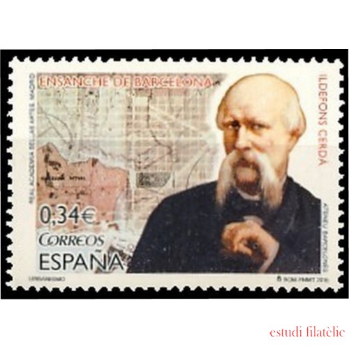 España Spain 4603 2010 Ensanche de Barcelona Ildefons Cerdà Plano MNH