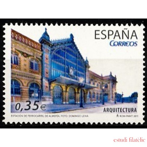 España Spain 4632 2011 Arquitectura Estación de tren Almería train MNH